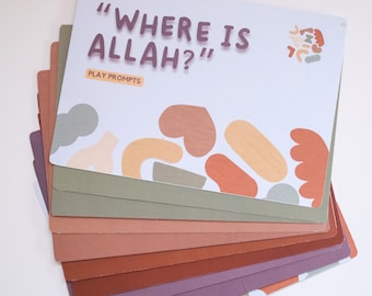 WHERE IS ALLAH | islamic hands on quran inspired activity printable preschool homeschool