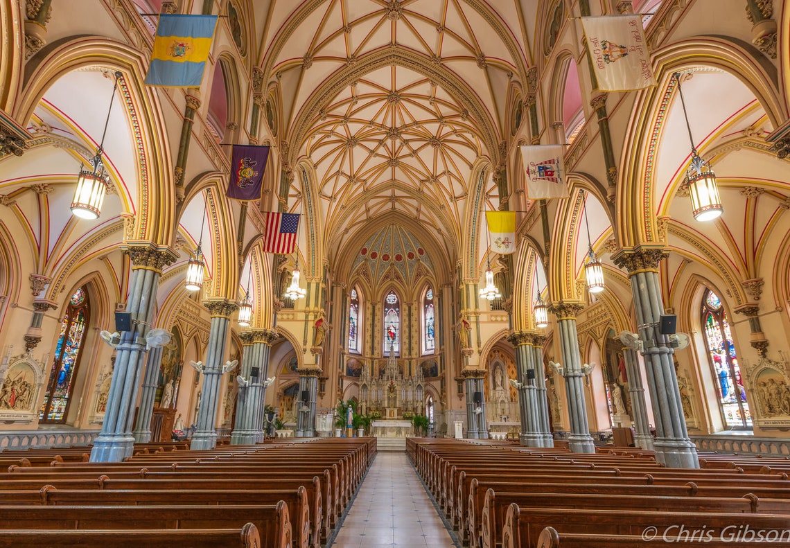 St. John the Baptist Church in Manayunk, Philadelphia, PA Etsy