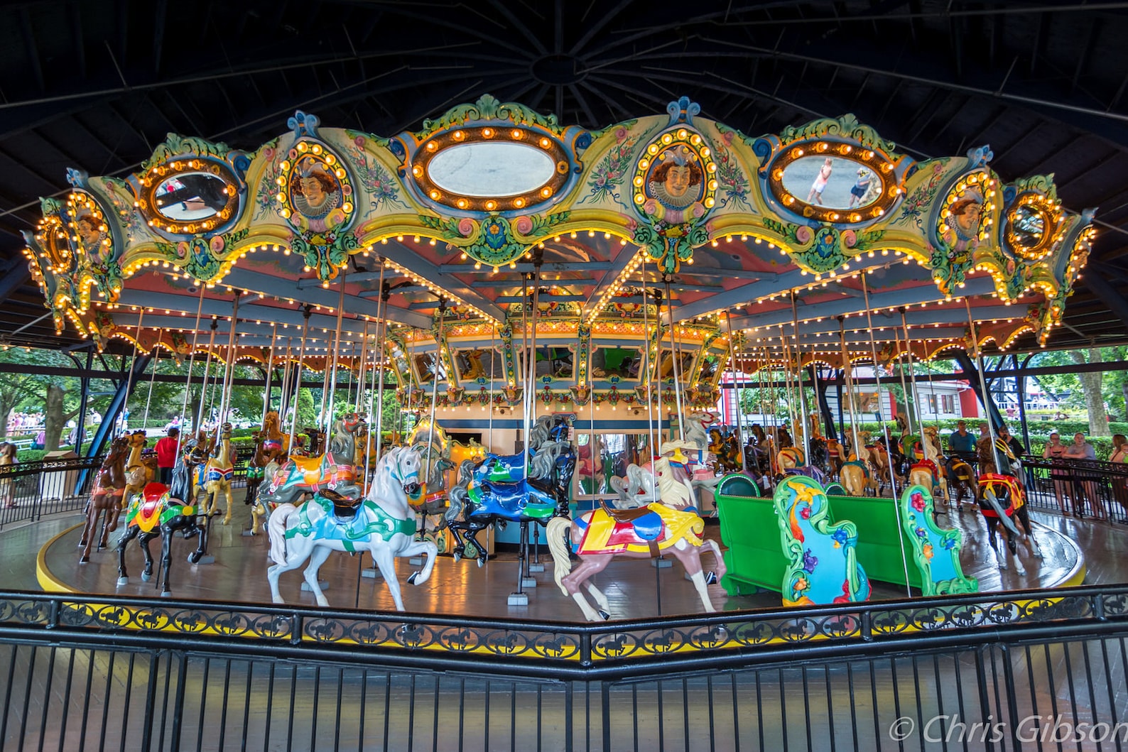 1927 Carousel, Kennywood Park, West Mifflin, PA - Etsy