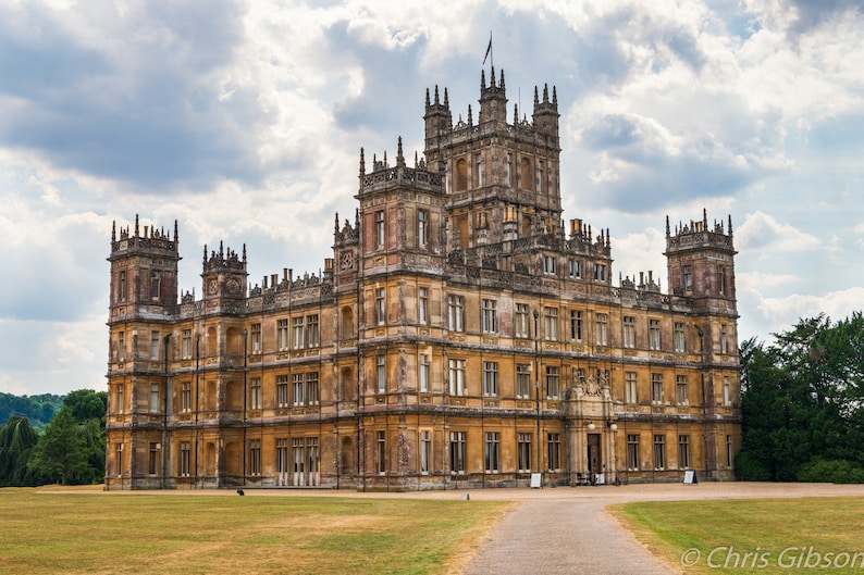 Highclere Castle downton Abbey Hampshire England Etsy