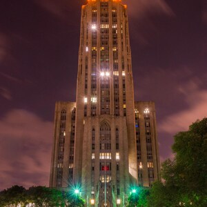 Night Cathedral Of Learning, Pittsburgh, PA