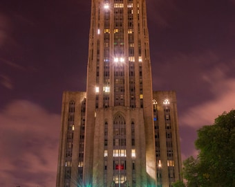 Night Cathedral Of Learning, Pittsburgh, PA
