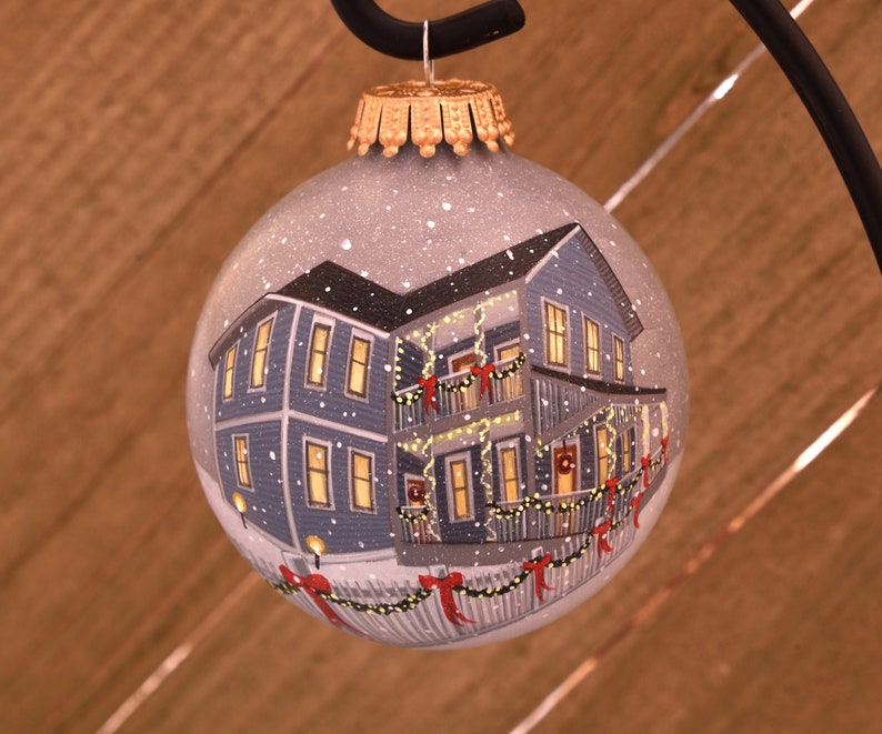 Northern Lights Ornament Alaska Ornament House on Ornament Etsy