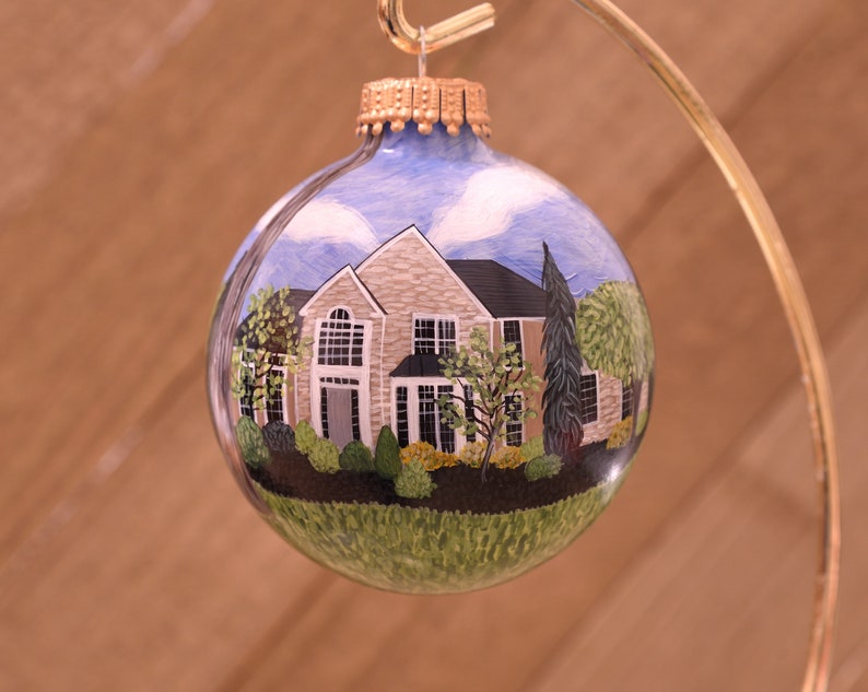 Beautiful House Ornament Home Ornament Closing Gift House Etsy Australia