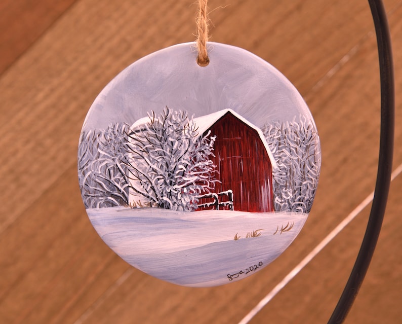Ceramic Ornament Ceramic Ornament Custom Painted Christmas Etsy