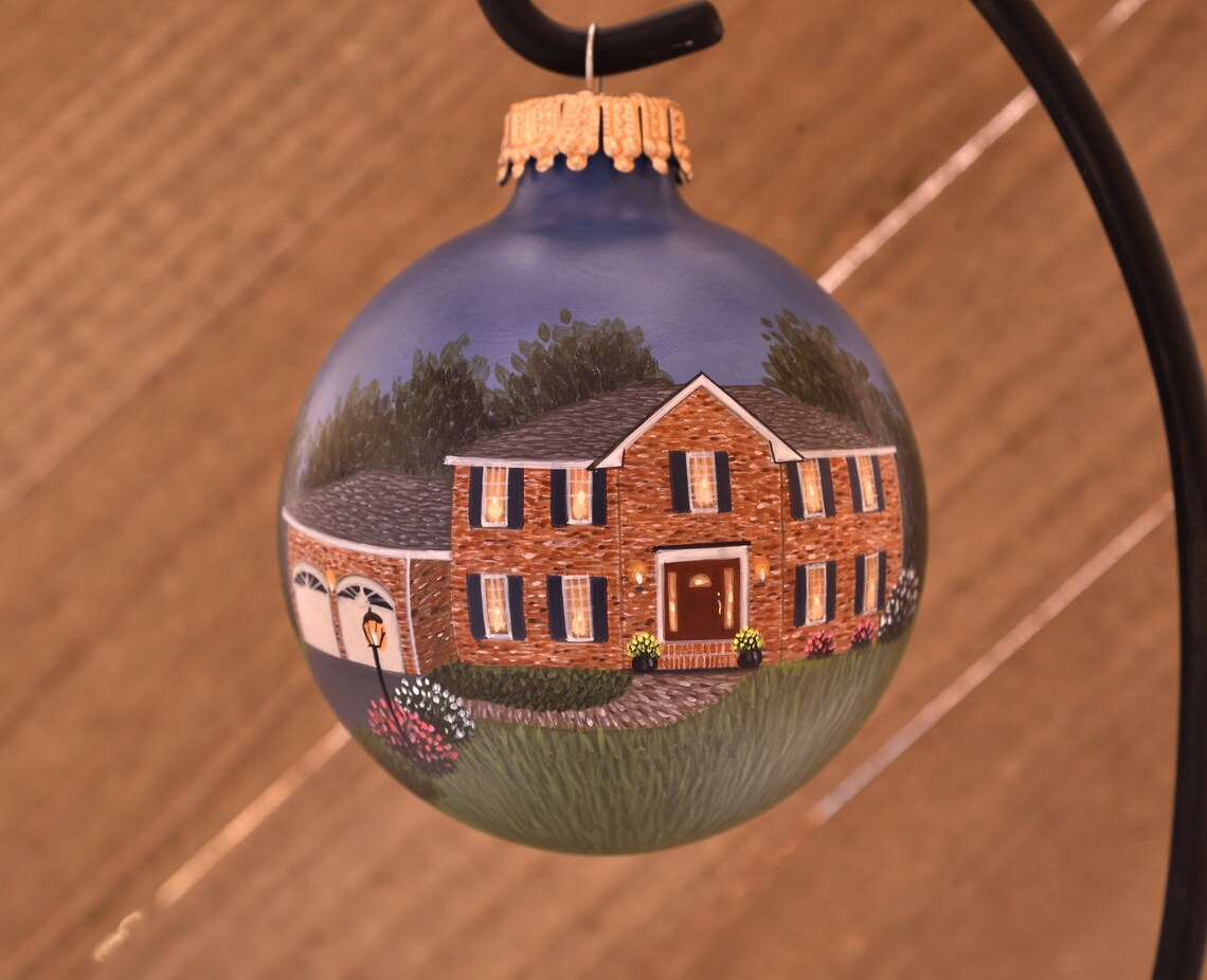 Log Cabin Ornament Rustic Log Cabin Christmas Ornament Hand Etsy