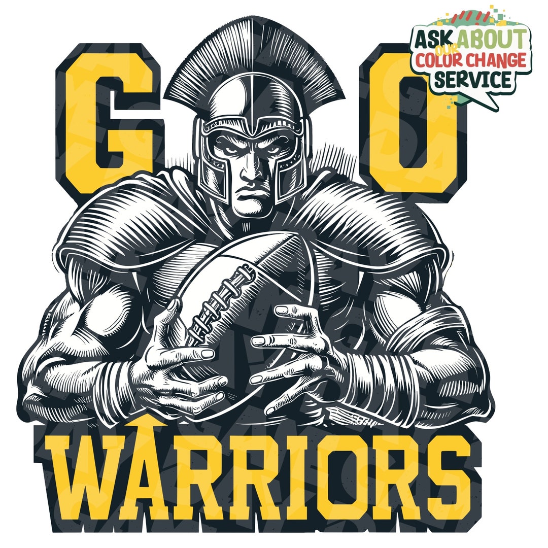 Warriors Football PNG Go Warriors Png Warriors Mascot Svg Png Warriors