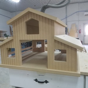 Toy barn kit Breyer barn Fun to build kit  1:12 scale horse barn diy kit