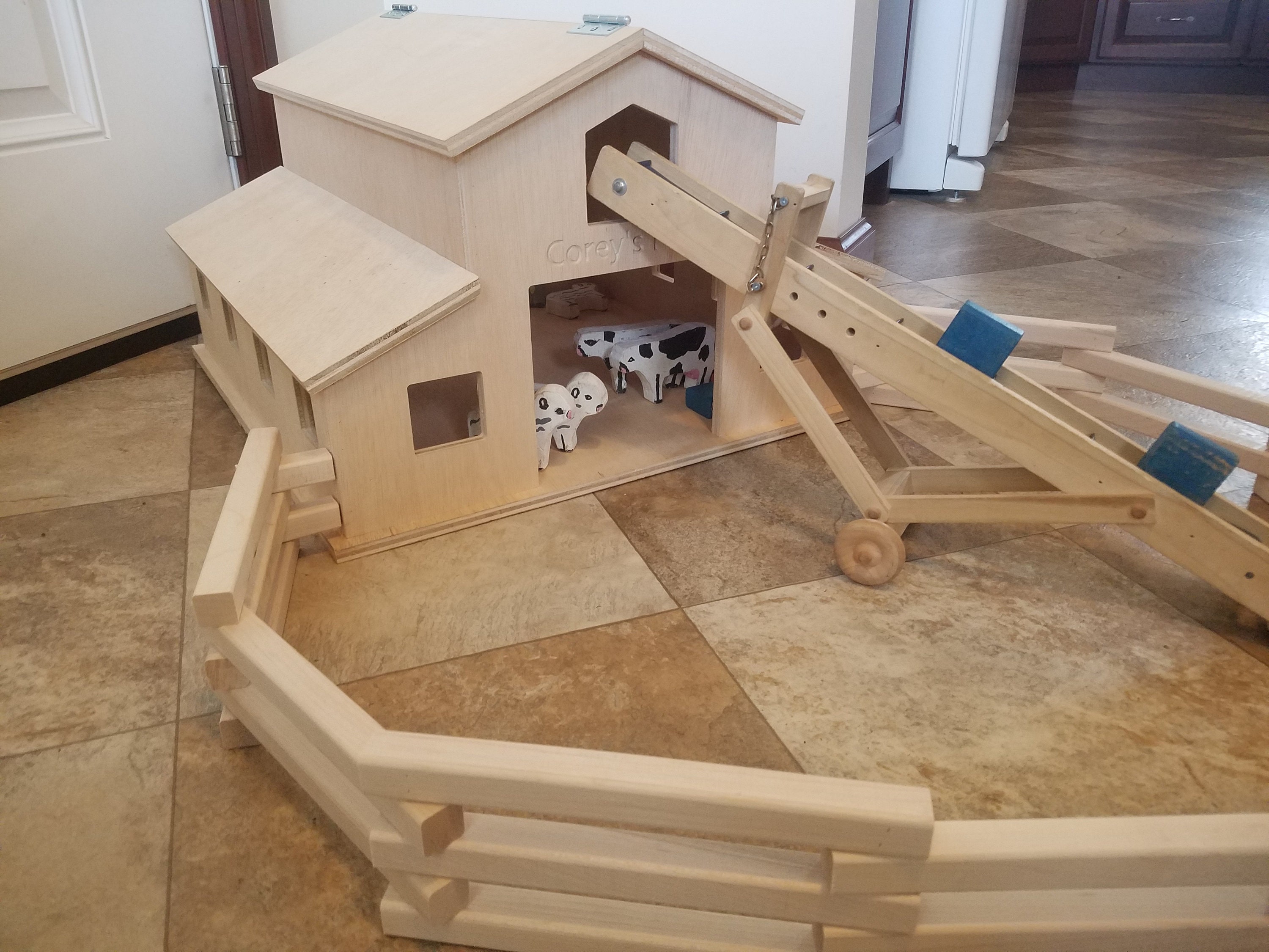 Horse Barn,toy Barn,customised Barn, Breyer Barn,wooden Barn Etsy