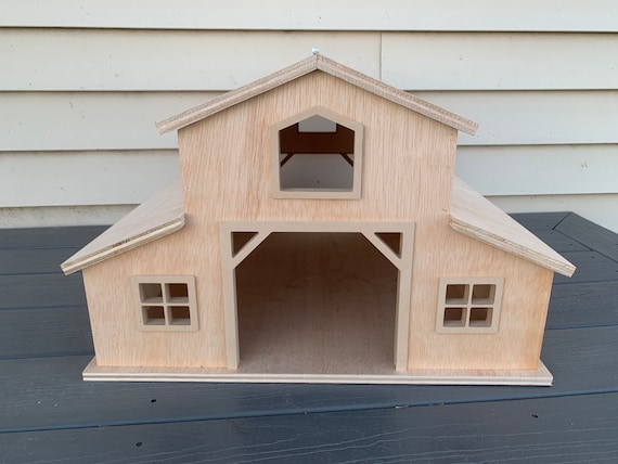 Wooden horse barn deals toy