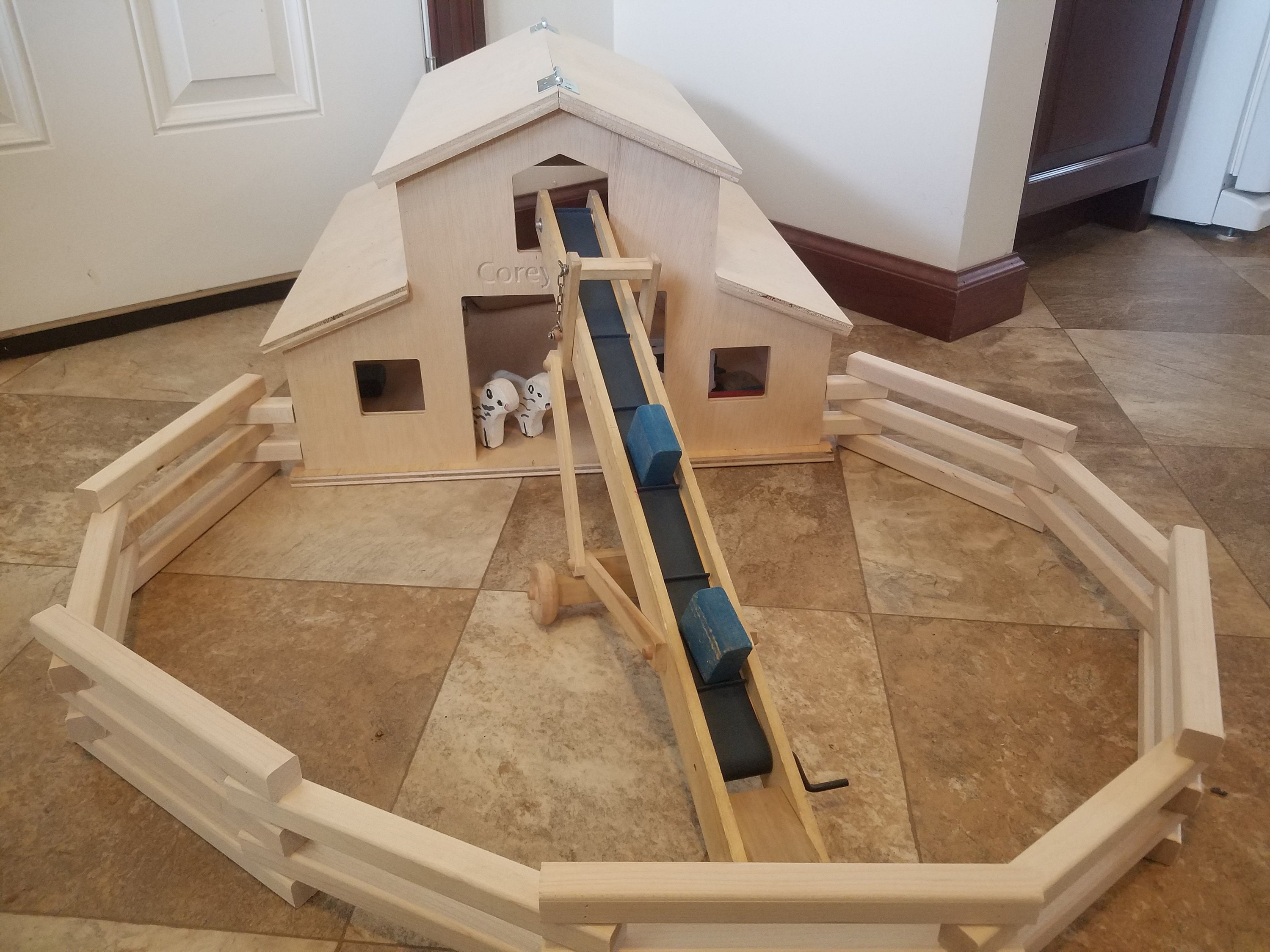 Horse Barn,toy Barn,customised Barn, Breyer Barn,wooden Barn Etsy