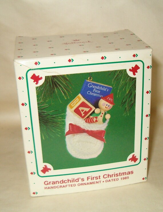 grandchild's first christmas ornament