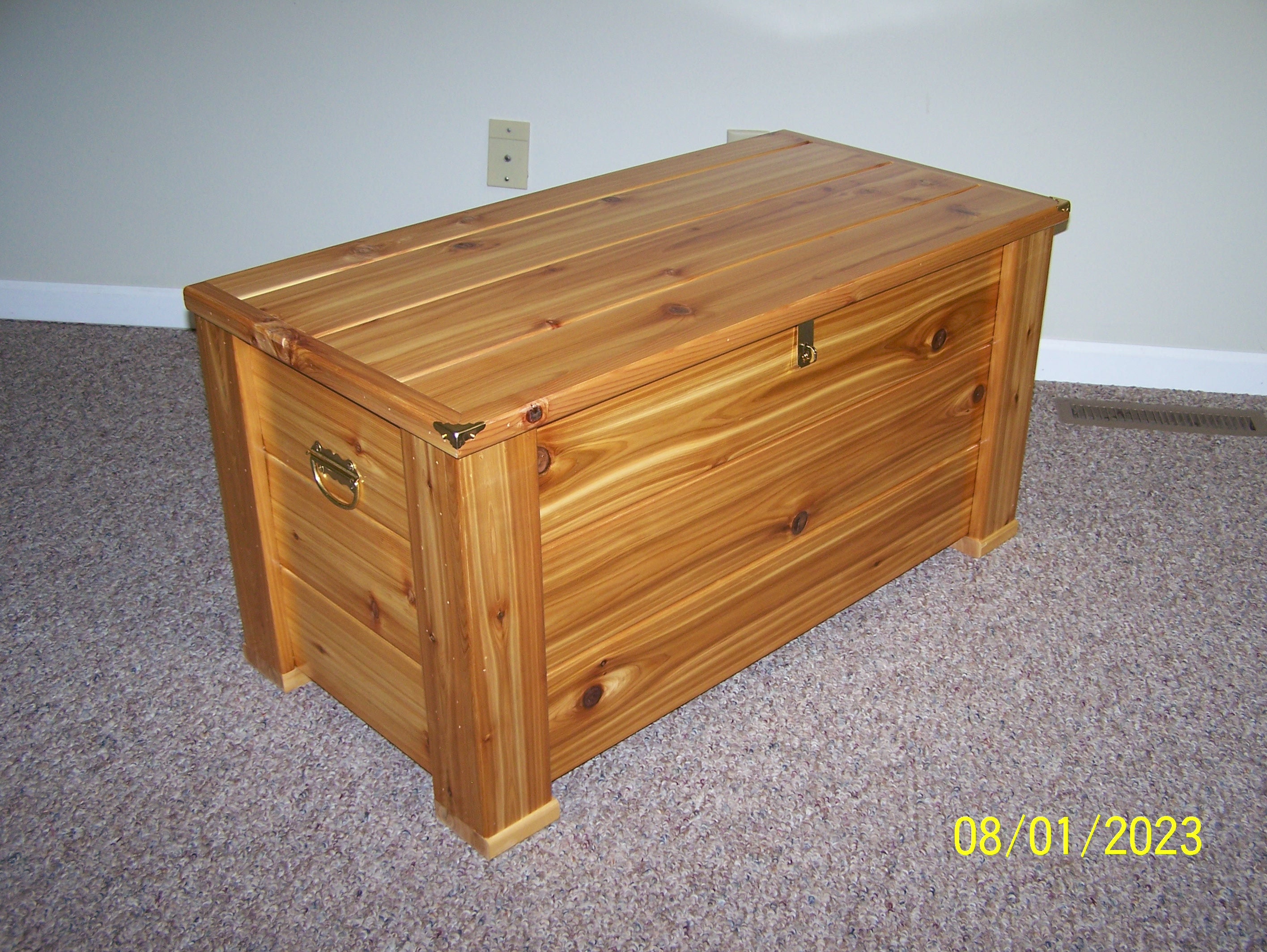 Carved Tribal Cedar Storage Chest From The Kulu Valley - 19thC Carved Tribal Cedar Storage Chest From The Kulu Valley - 19thC