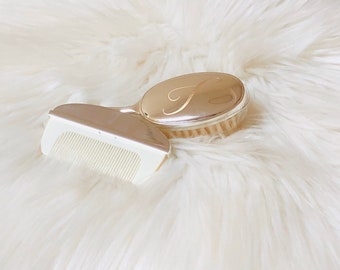 personalised baby hair brush