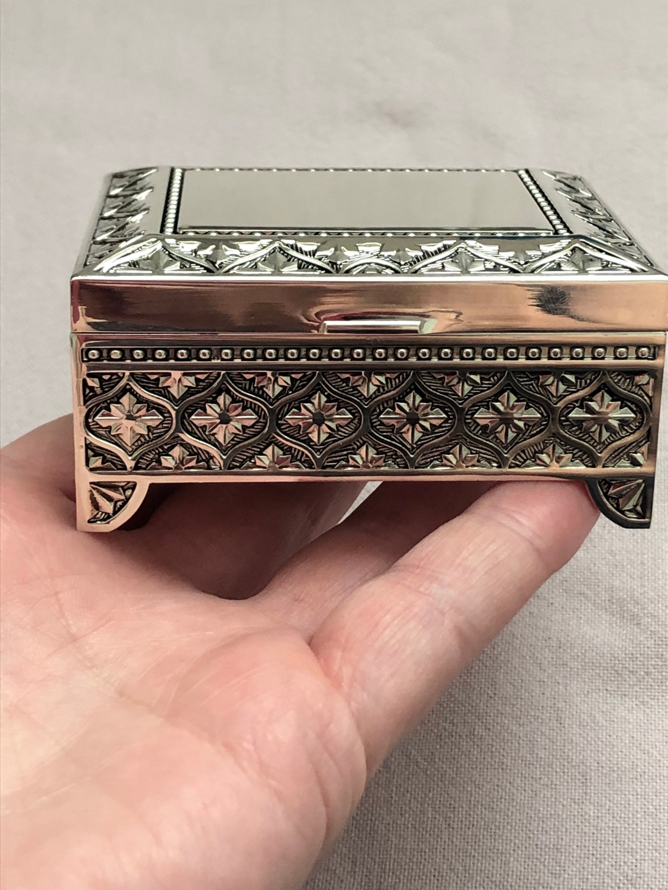 Personalised Vintage Inspired Jewel Box Jewellery box ladies Etsy