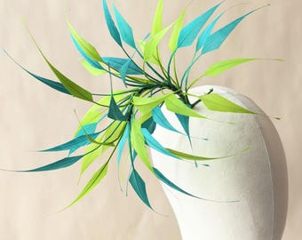 Handmade Twisted Feather Flower Millinery Flowers for Millinery Derby Racing Wedding Fascinators Custom