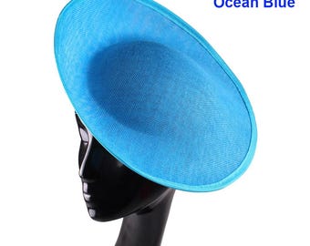 30cm Round Shaped  Hat Base Button Sinamay Top Hat for Millinery Fascinator & Hat Making