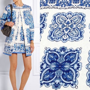 High- end Jacquard Fabric Polyeter Brocade Emboss Damask for Haute Couture Costume Design Sold by 1 Yard