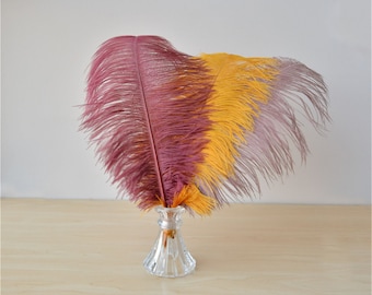 Altura acarado plumas Plume DIY boda fiesta mesa Navidad Halloween decoraciones Millinery sombrero haciendo 18-20 " / 45-50 cm de longitud