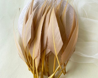 80 Colours Goose Feathers Dyed Natural Feathers for Fascinators Millinery Hat Making Headpiece crafts