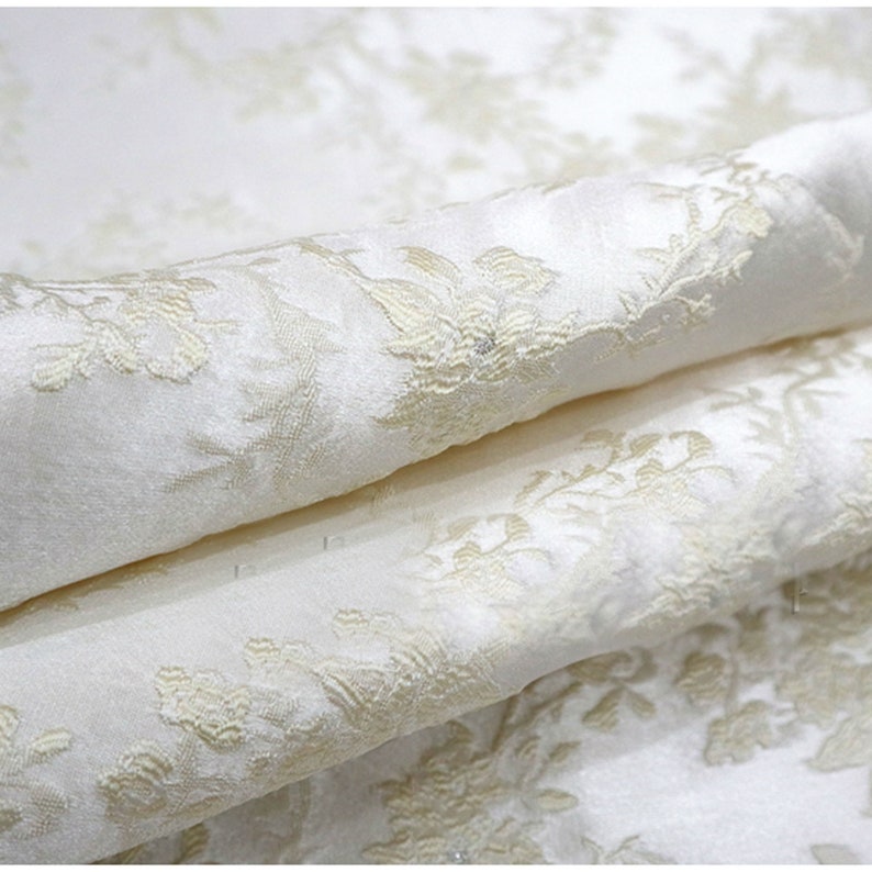 Pink High End Jacquard Fabric Polyeter Brocade Emboss Damask - Etsy