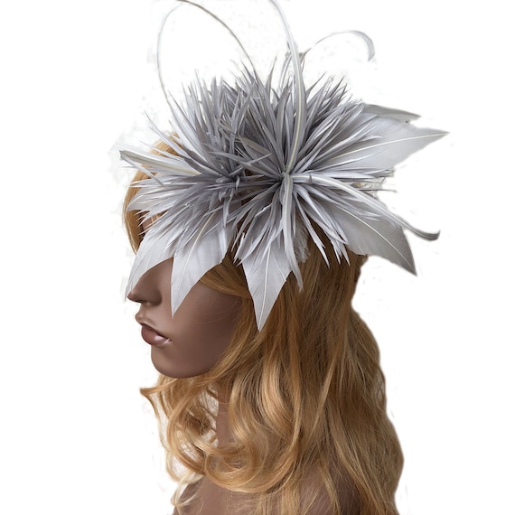 Customized Feather Flower Plume Bouquet Faux Flowers Millinery Etsy