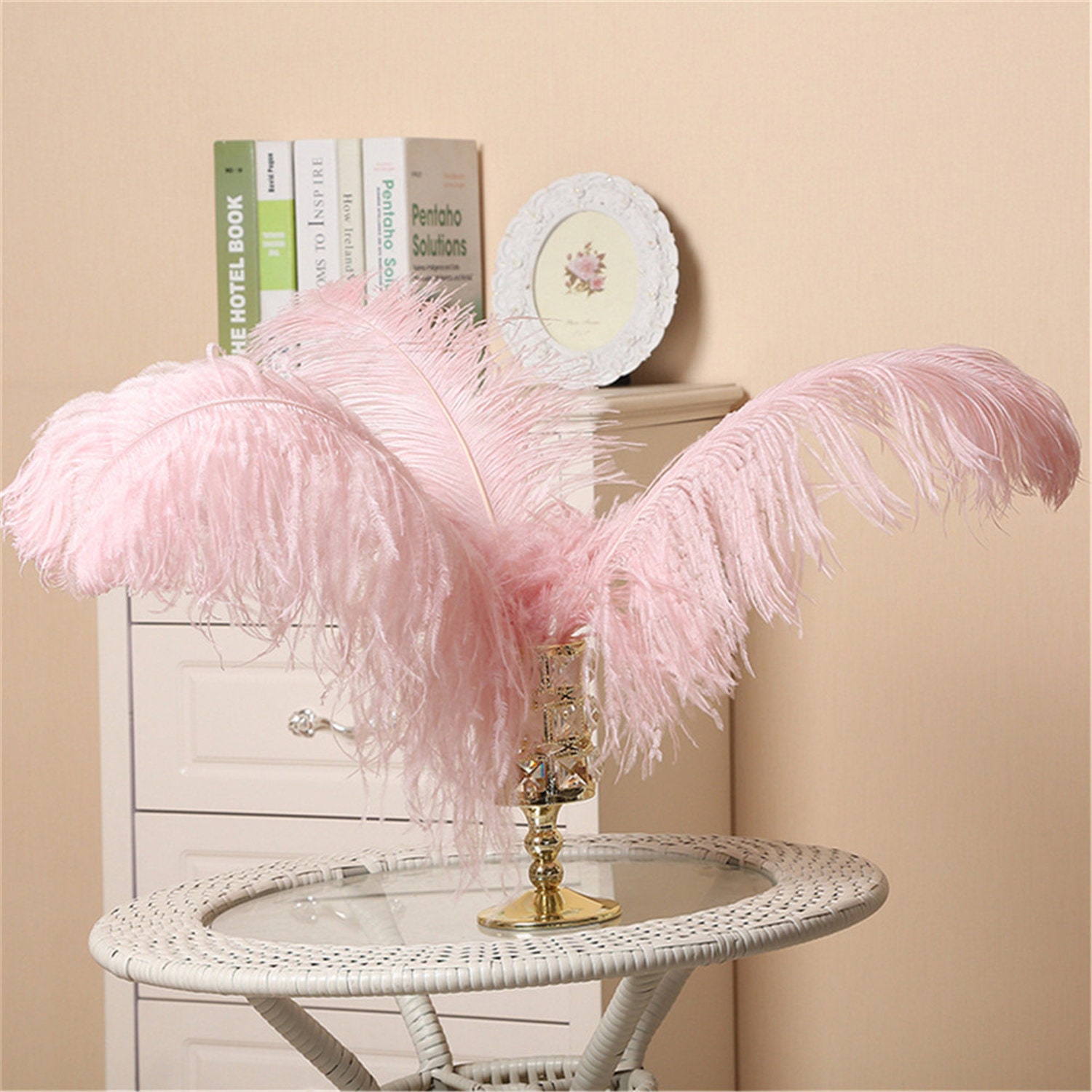 MWOOT 90 Pièces Plumes Artisanat Bricolage, 12-18cm Décor de Plumes pour Carnaval Halloween Vêtements Costumes Chapeaux Décoration de Fête de Mariage à la Maison, Noir/Vert