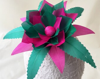 Tocado de flores de plumas, tocado de plumas de ganso, accesorios de boda DIY, Derby Craft, 1 pieza