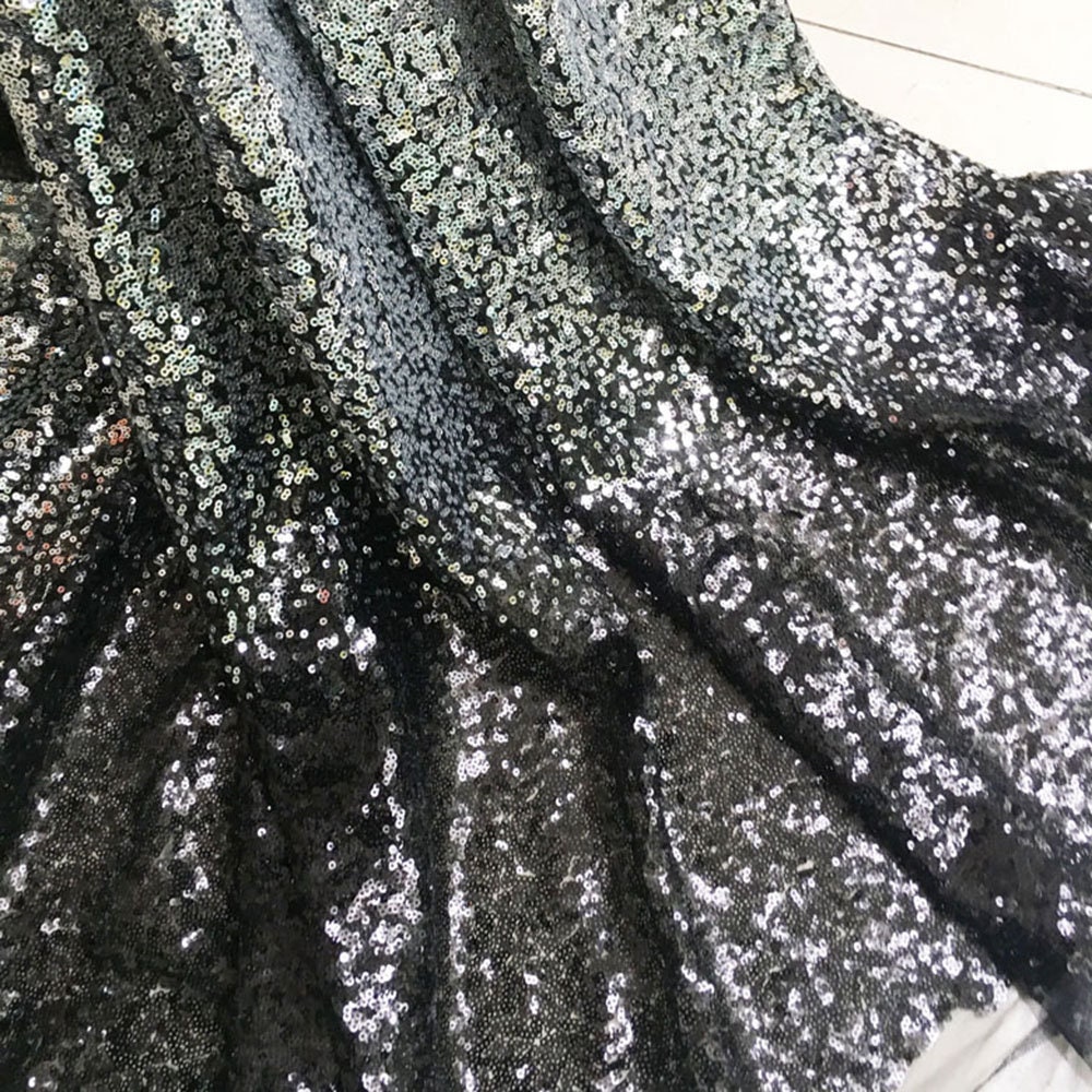 Sequin Gradient Gradient Color Sequin Embroidery Lace Fabric Materials Prom Fabrics DIY ...