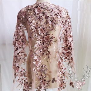 6 Color Vintage Blossom Flower Lace Applique Super Long Lace | Etsy