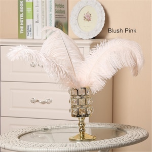 Bulk Ostrich Feathers Plume DIY Wedding Party Table Christmas Halloween Carnival Decorations Millinery Hat Making 16-18&quot; / 40-45 cm length