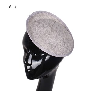 Rond en forme de bouton bibi sinamay chapeau base chapeau pour chapellerie & Hat Making 7,8 diamètre image 5