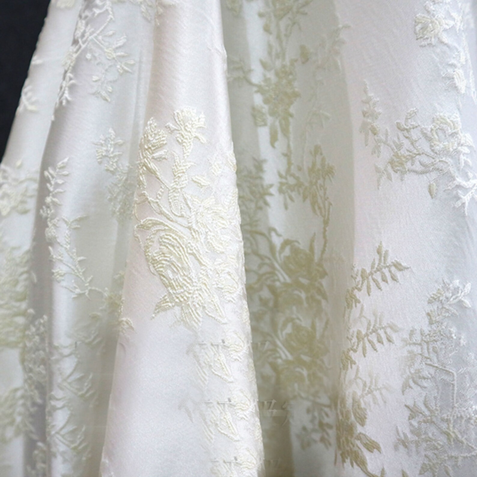 Pink High End Jacquard Fabric Polyeter Brocade Emboss Damask - Etsy