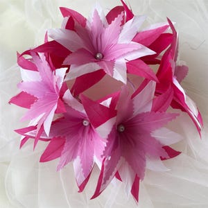 Handmade Feather Flower Millinery Twisted Feather Flower Millinery Fascinators for Race Meeting Wedding Party Headpiece Custom