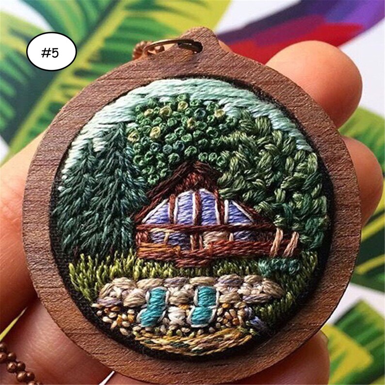 12cm creative beginner 3d embroidery kit modern flower pattern  etsy 12cm creative beginner 3d embroidery kit modern flower pattern  etsy