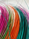 Long Stripped Ostrich Spine Quill Feather for Millinery Fascinator Art Hat Decorating Costume Handcrafts 20-24" Length