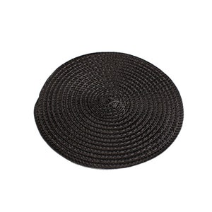 Chapeau bibi de forme ronde avec bouton Sinamay, base de chapeau haut de forme pour chapellerie et fabrication de chapeaux 5,9 pouces de diamètre image 3