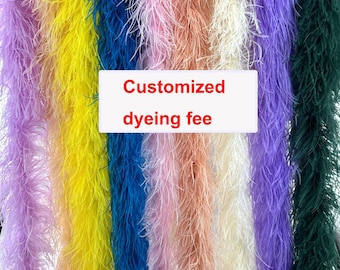 Customized dyeing fee