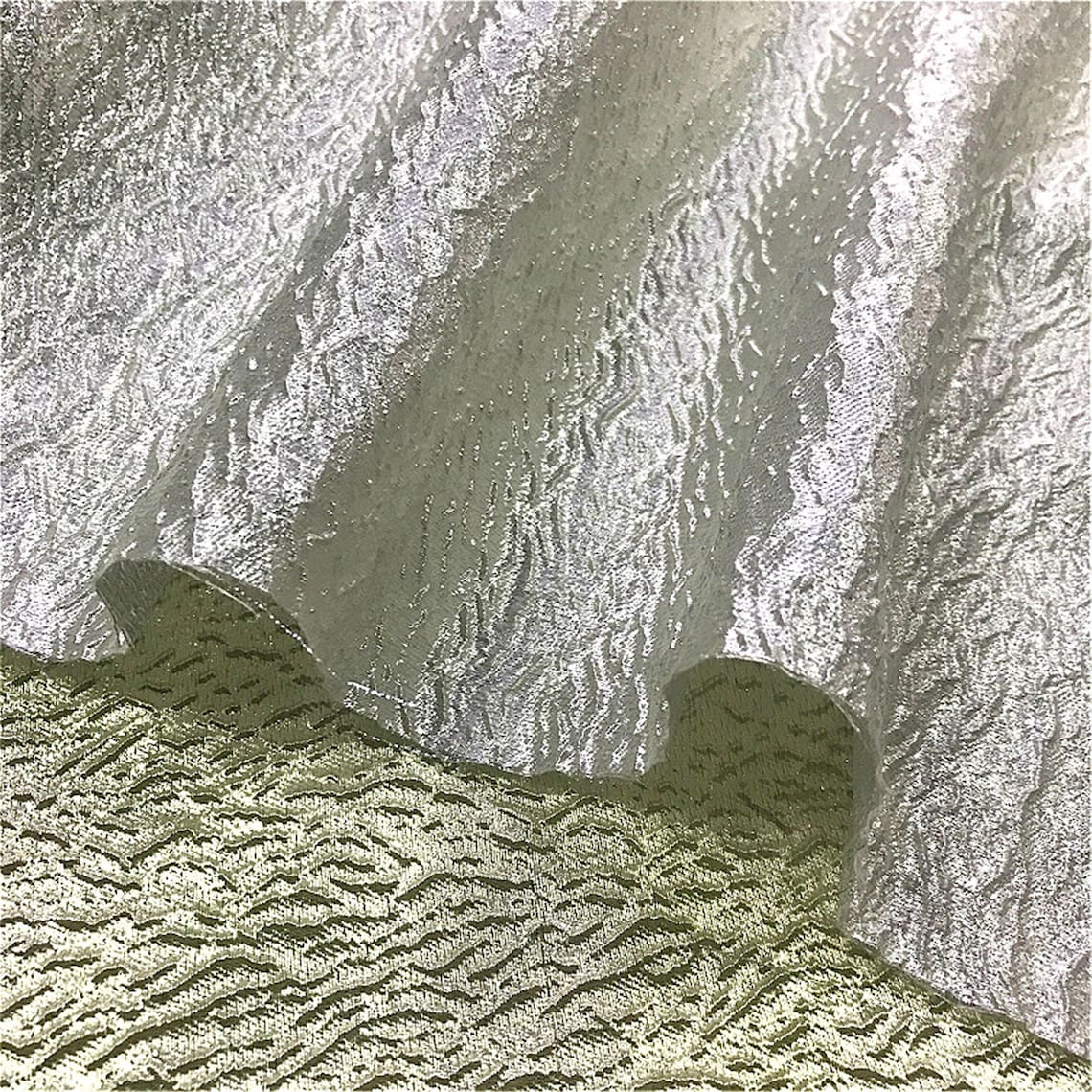 High- End Floral Jacquard Fabric, Polyeter Cotton Brocade Fabric ...
