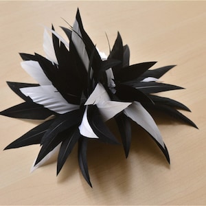 Customized Bridal Feather Flower Fascinators Plume Bouquet Faux flowers Millinery Feathers Hat Making DIY Wedding Headpiece 1 Piece
