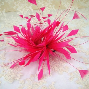 Natural Goose Feather Flower Mounts Bouquet Faux flowers Dyed Feathers Decoration DIY Hat Millinery Fascinators Wedding Accessories 1 Piece