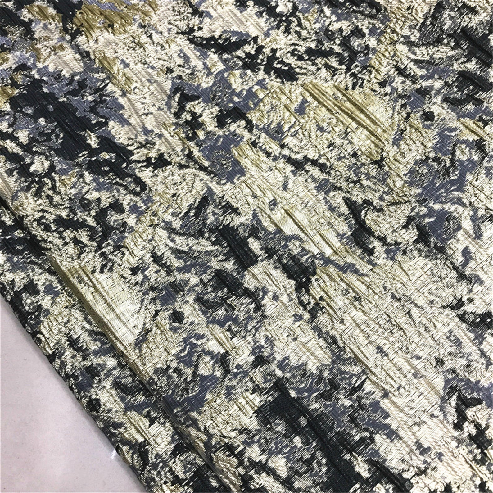 High End Floral Jacquard Fabric Polyeter Cotton Brocade - Etsy