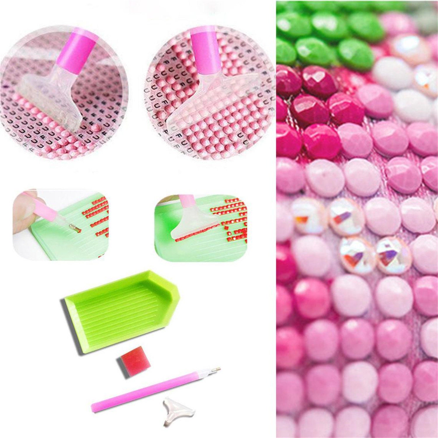 5D DIY Diamond Painting Full Drill Kit Women Pattern Home Etsy