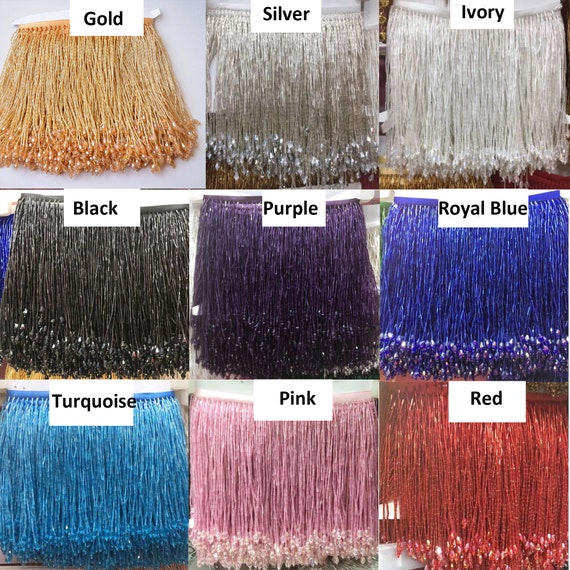 beaded fringe trim for dresses Beaded Fringe Wedding Dress 51025 | Short