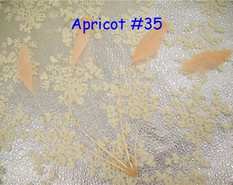 Apricot Stripped Coque Feathers for Millinery Plume Craft Hat Making Headpiece Dyed Rooster Natural Loose Feather 5-7" 10/25/50/75/100 PCS