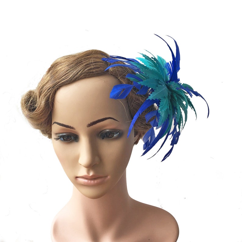 Customized Feather Flower Plume Bouquet With Beads Faux Etsy