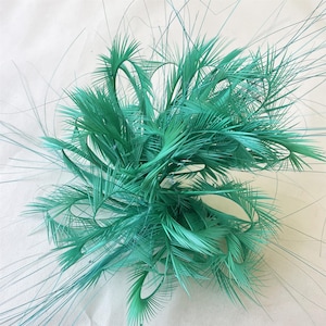 Feather Flower Mount Millinery Biot Feathers for Hat Fascinator Wedding Accessories