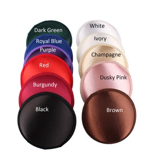 Round Shaped Silk Button Fascinator Hat Base Top Hat for Millinery & Hat Making 5.1&quot; Diameter