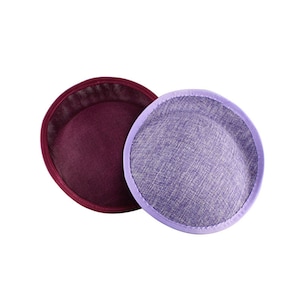 Round Shaped Button Fascinator Sinamay Hat Base Top Hat for Millinery & Hat Making 7.8&quot; Diameter