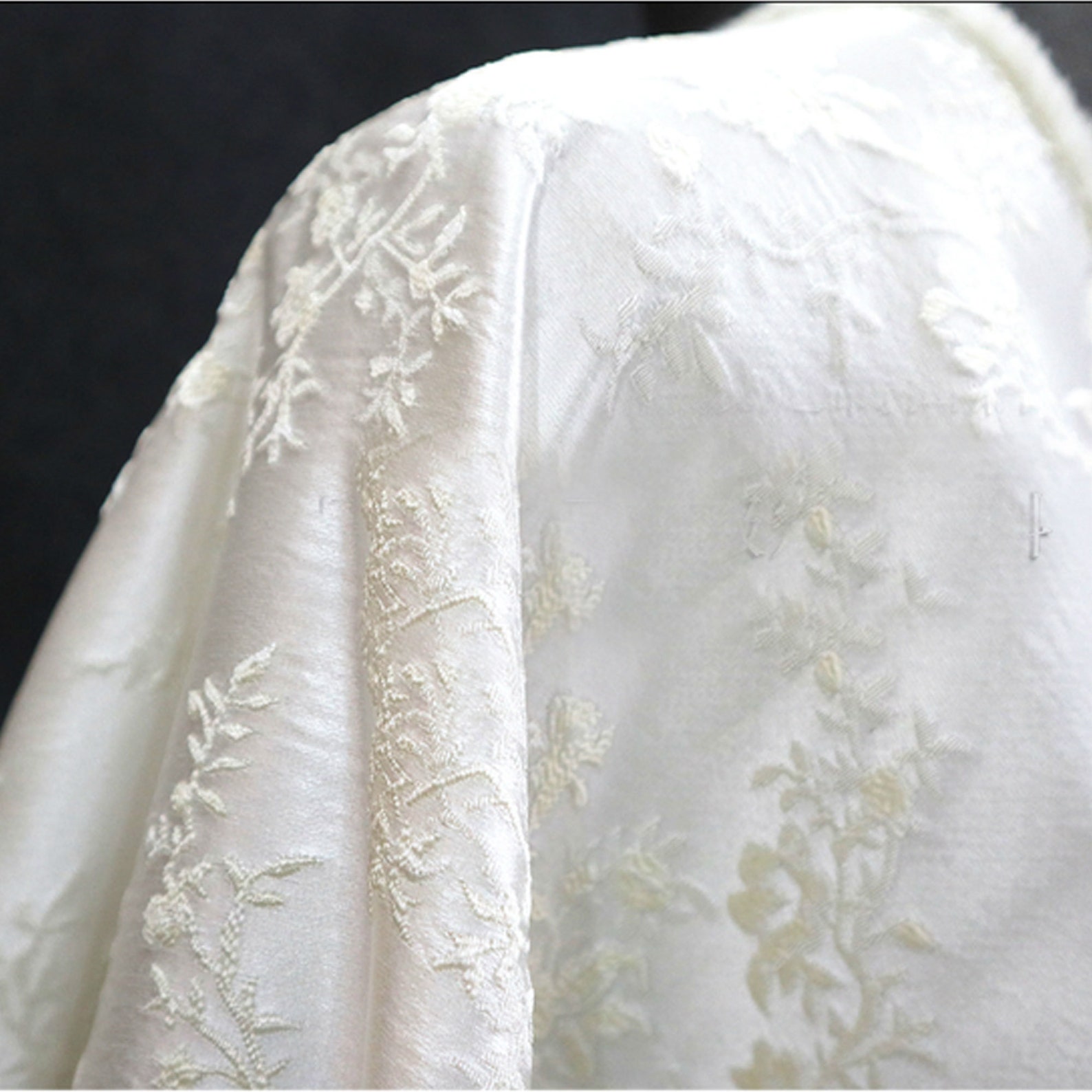 Pink High End Jacquard Fabric Polyeter Brocade Emboss Damask - Etsy